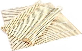 2 Pack Bamboo Sushi Rolling Mat, Sushi roll maker,Sushi making kit, Bamb...