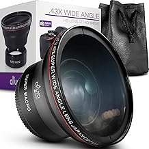 Altura Photo 58MM 0.43x HD Wide Angle Lens with Macro - Attaches to 58MM...