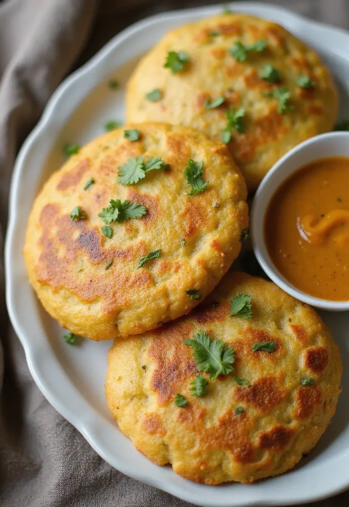 25 Authentic Indian Wedding Food to Spice Up Your Celebration - 17. Pesarattu: Green Gram Pancakes