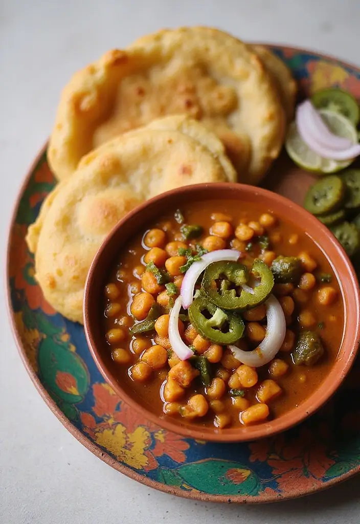 25 Authentic Indian Wedding Food to Spice Up Your Celebration - 4. Chole Bhature: A North Indian Classic