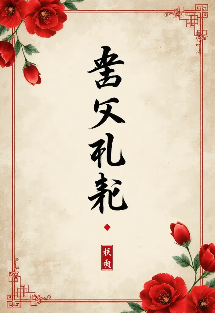 25 Beautiful Chinese Wedding Photos and Traditions to Inspire - 7. The Beauty of Chinese Calligraphy