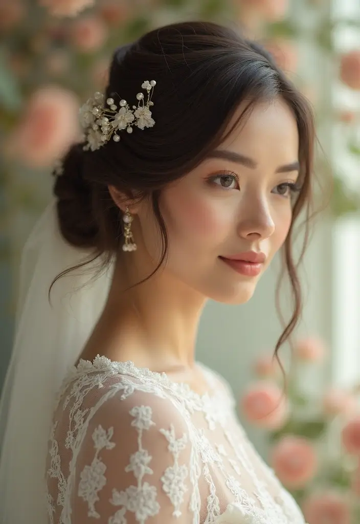 25 Chic Bob Wedding Hairstyles Perfect for Modern Brides - 20. Elegant Twisted Bob