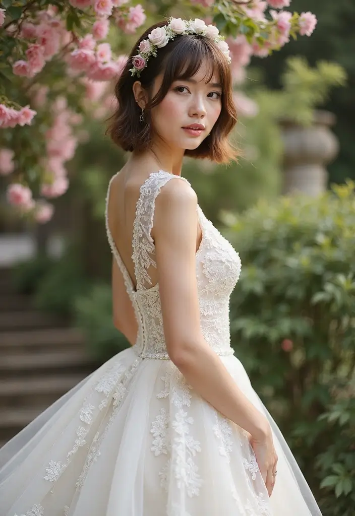 25 Chic Bob Wedding Hairstyles Perfect for Modern Brides - 24. Crimped Bob