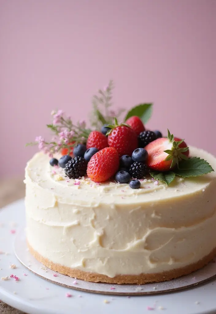 25 Delicious 1st Wedding Anniversary Cake Recipes to Try - 1. Classic Vanilla Bean Cake