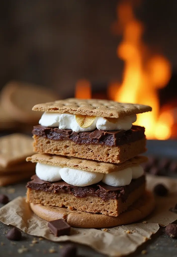 25 Delicious 1st Wedding Anniversary Cake Recipes to Try - 14. S'mores Cake