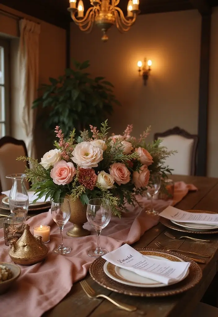 25 Elegant Blush Wedding Colors to Create a Romantic Atmosphere - 18. Blush and Chocolate: Rich Warmth