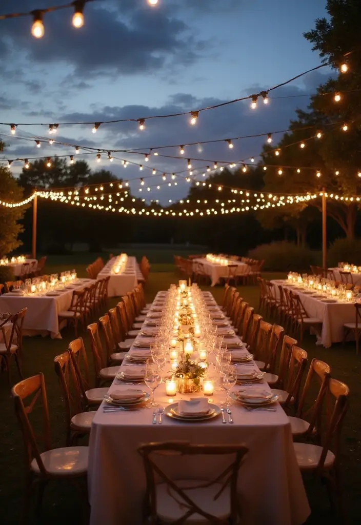 25 Soft Blush and Champagne Wedding Colors for Romantic Vibes - 13. Blush and Champagne Lighting