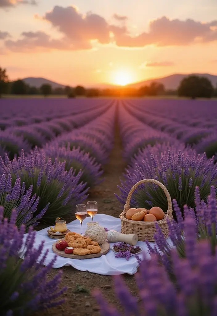 25 Stunning Purple Wedding Inspiration for a Regal Touch - 21. Lavender-Themed Honeymoon Ideas