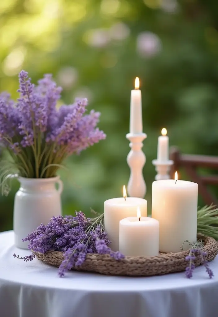 25 Stunning Purple Wedding Inspiration for a Regal Touch - 25. Lavender-Themed Wedding Ceremony Elements