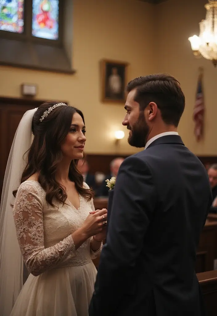 26 Beautiful City Hall Wedding Photos for Intimate Ceremonies - 18. Heartfelt Vows