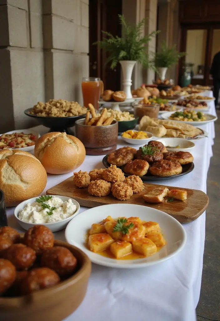 26 Beautiful City Hall Wedding Photos for Intimate Ceremonies - 20. Celebrate with Food