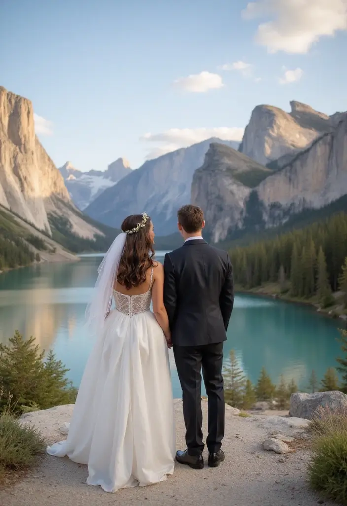 26 Beautiful City Hall Wedding Photos for Intimate Ceremonies - 7. Romantic Destination