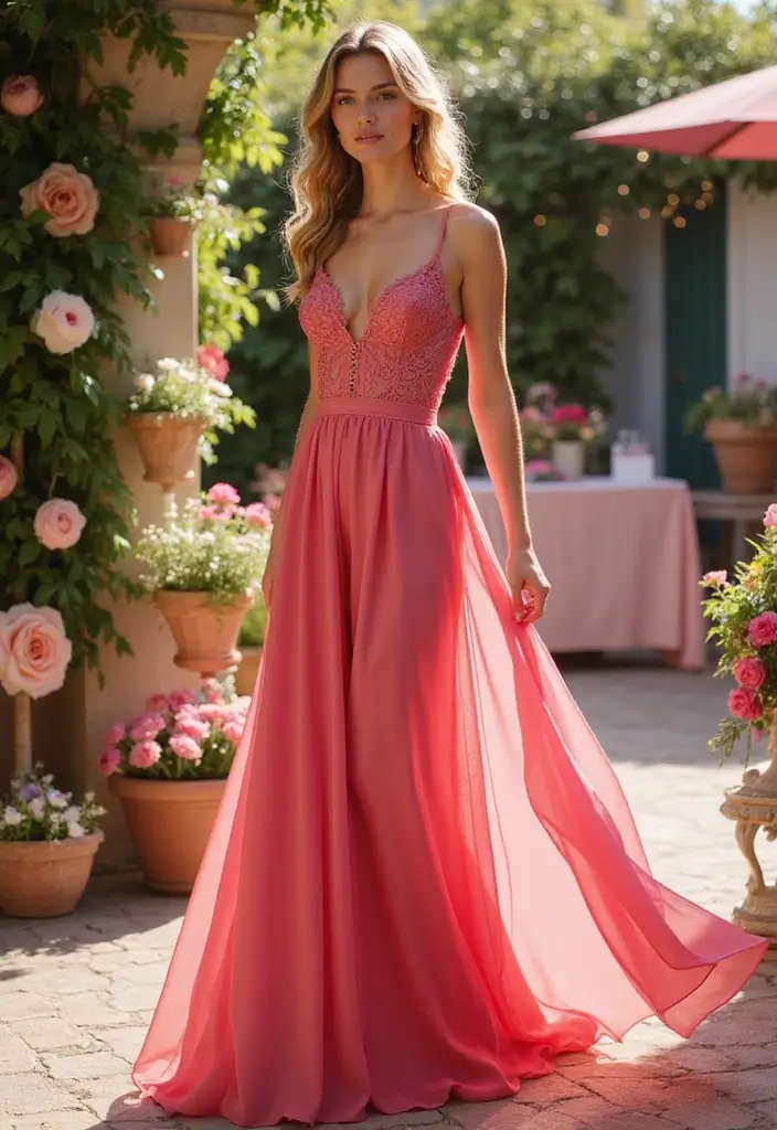 26 Bold Non-Traditional Wedding Dress Colors to Make a Statement - 26. Lively Raspberry