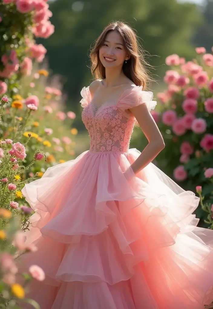 26 Bold Non-Traditional Wedding Dress Colors to Make a Statement - 5. Passionate Pink