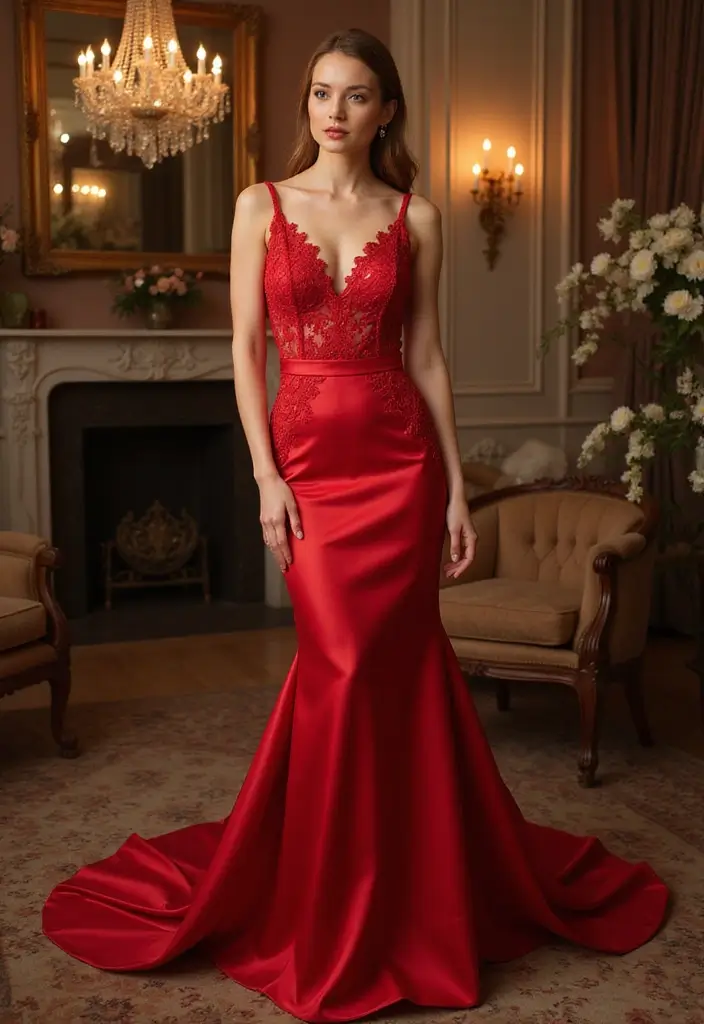 26 Bold Non-Traditional Wedding Dress Colors to Make a Statement - 9. Radiant Red