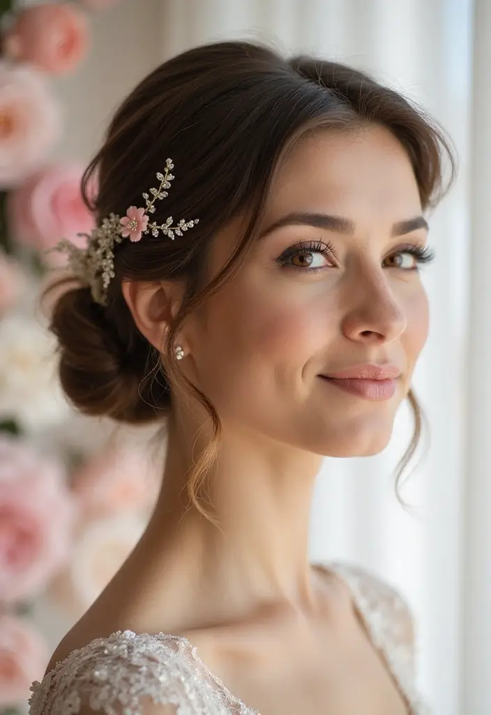 26 Classic Bun Hairstyles for Wedding Days That Last - 15. Bubble Bun