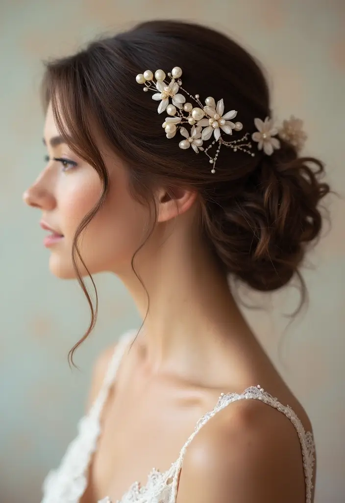 26 Classic Bun Hairstyles for Wedding Days That Last - 4. The Low Twisted Bun