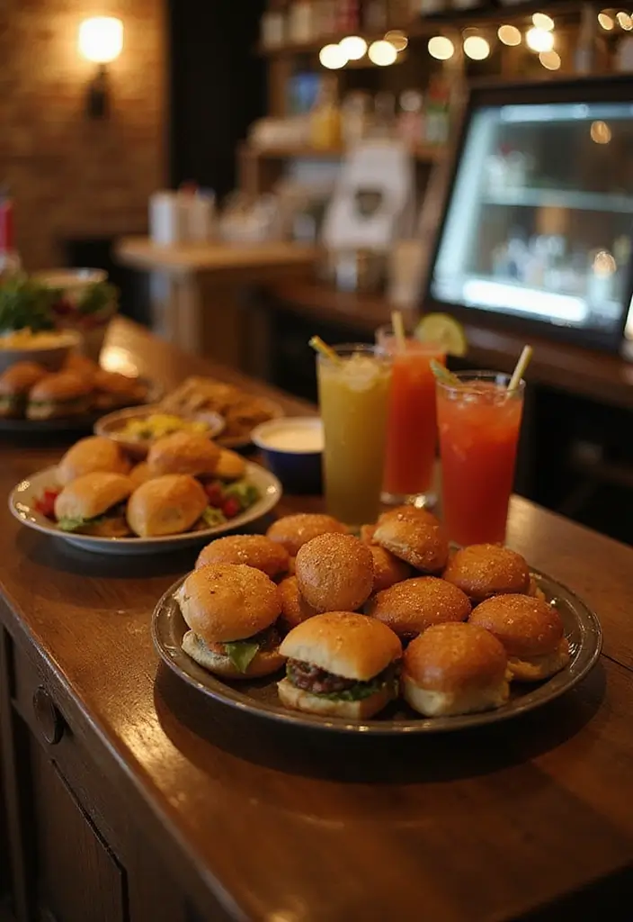 26 Creative Bar Menu Wedding Ideas to Impress Your Guests - 12. Late-Night Snack and Drink Pairing