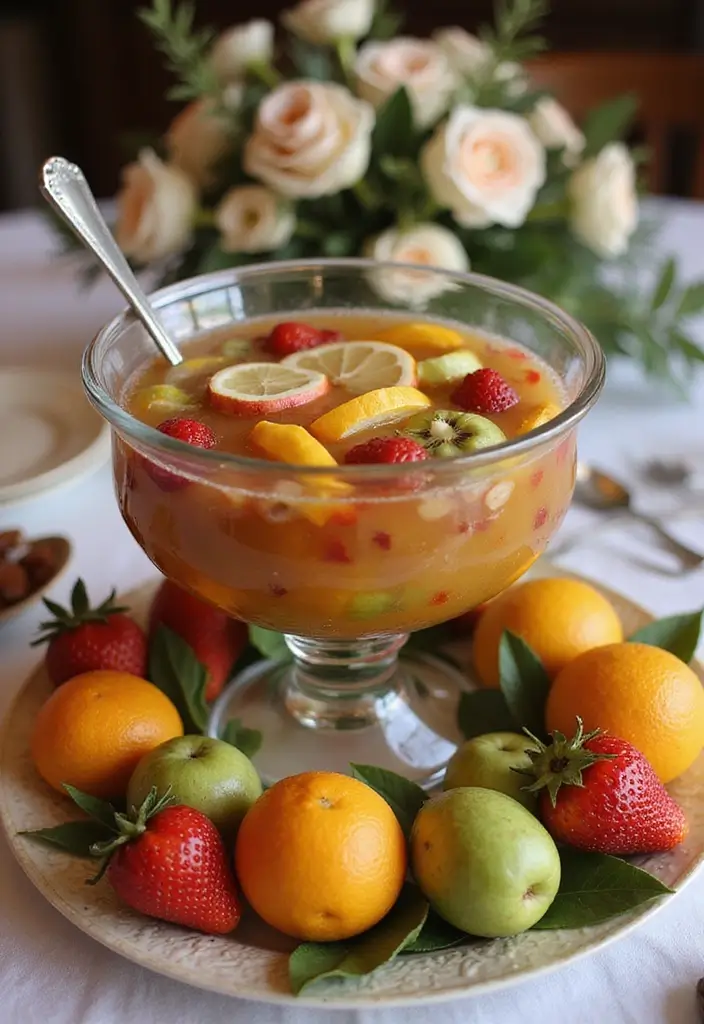 26 Creative Bar Menu Wedding Ideas to Impress Your Guests - 16. Themed Punch Bowls