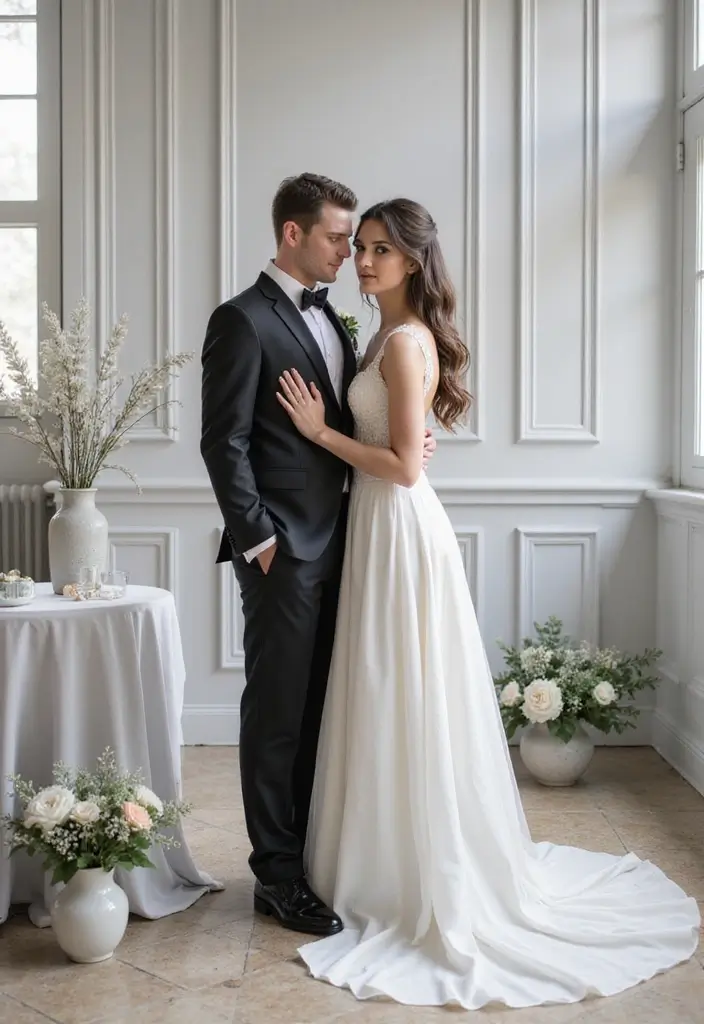 26 Elegant 2025 Wedding Colors for a Stylish Celebration - 18. Light Gray