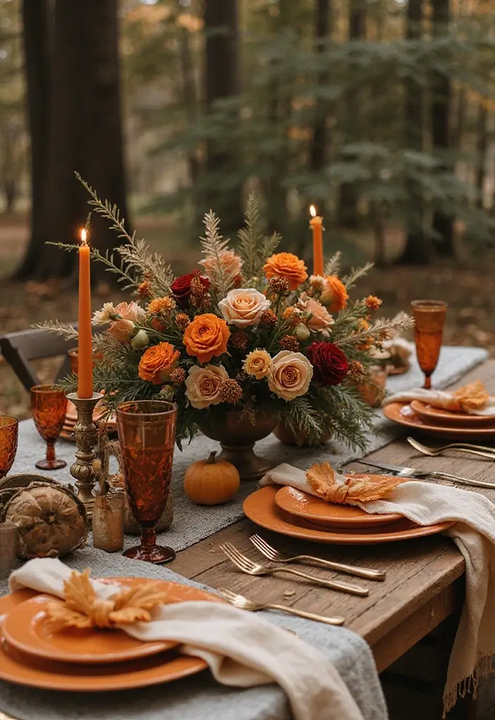 26 Elegant 2025 Wedding Colors for a Stylish Celebration - 24. Burnt Orange