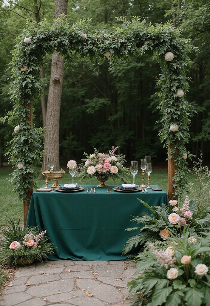 26 Elegant 2025 Wedding Colors for a Stylish Celebration - 7. Forest Green