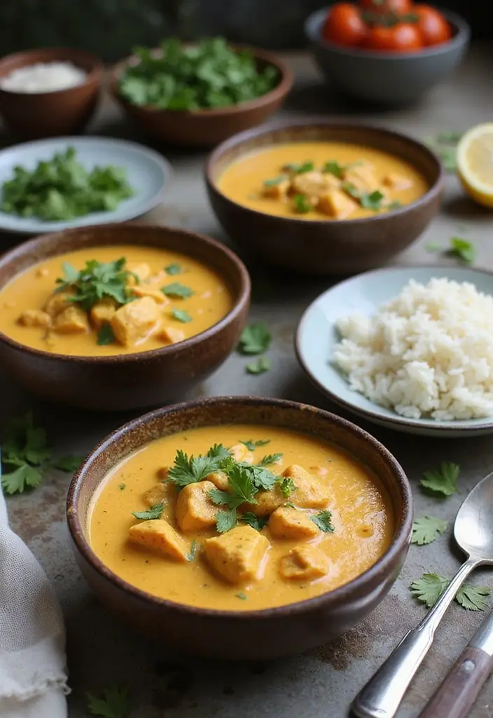 26 Elegant Wedding Buffet Food Options for Easy Dining - 13. Vegan Coconut Curry