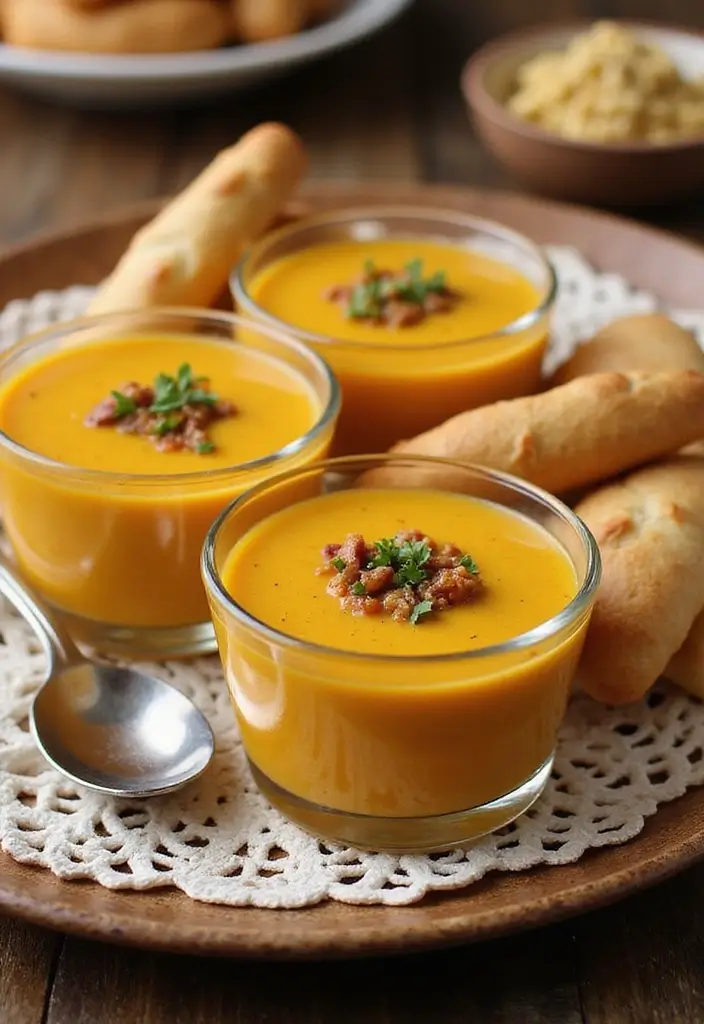 26 Elegant Wedding Buffet Food Options for Easy Dining - 20. Butternut Squash Soup
