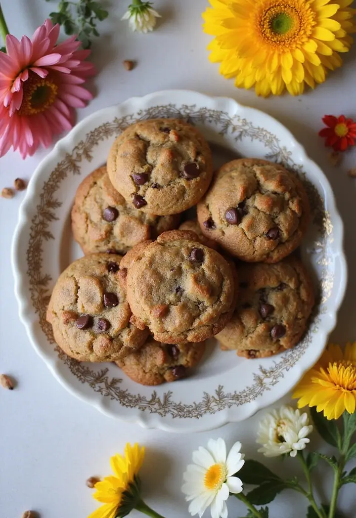 26 Elegant Wedding Buffet Food Options for Easy Dining - 25. Vegan Chocolate Chip Cookies
