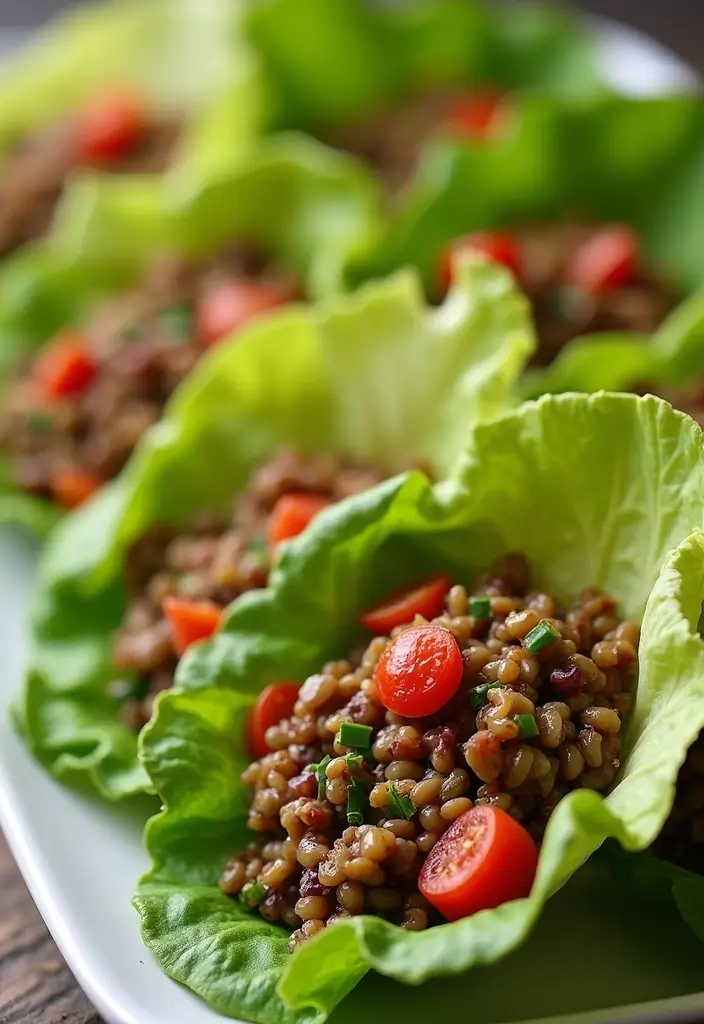 26 Elegant Wedding Buffet Food Options for Easy Dining - 5. Lentil Salad Cups