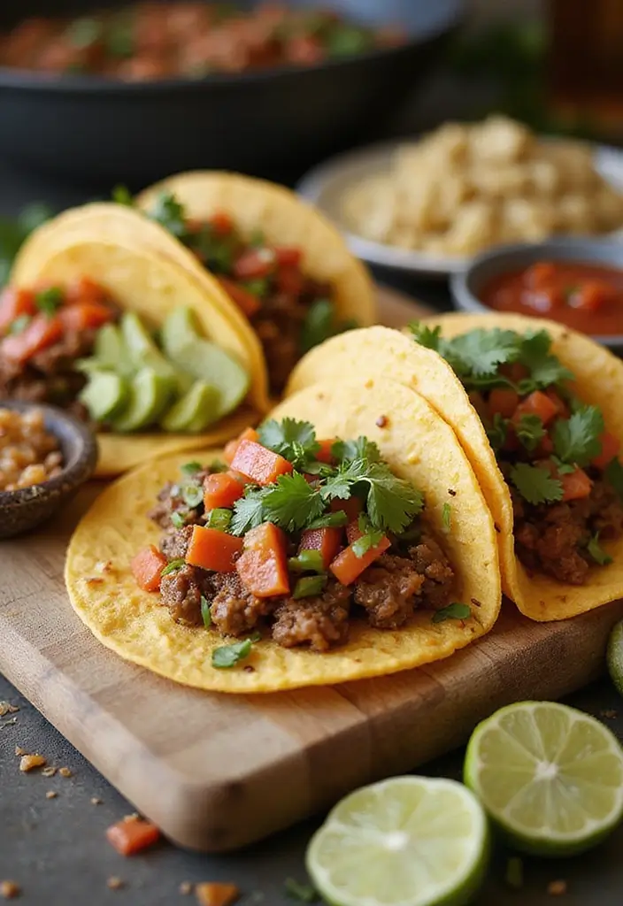26 Elegant Wedding Buffet Food Options for Easy Dining - 8. Vegan Tacos