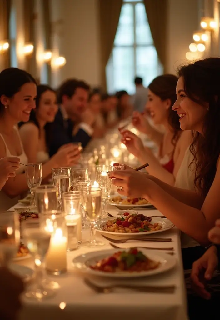 26 Heartfelt Candid Wedding Photos That Tell Your Story - 16. A Shared Meal
