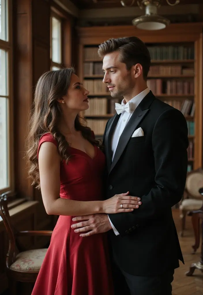 26 Heartfelt Wedding Engagement Photos to Capture Your Love - 16. Classic Elegance