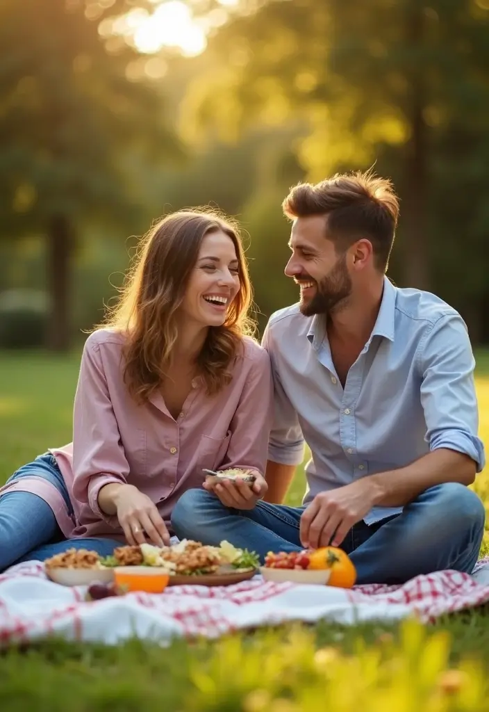26 Heartfelt Wedding Engagement Photos to Capture Your Love - 4. Intimate Picnic