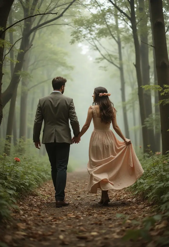 26 Heartfelt Wedding Engagement Photos to Capture Your Love - 8. Whimsical Fairytale