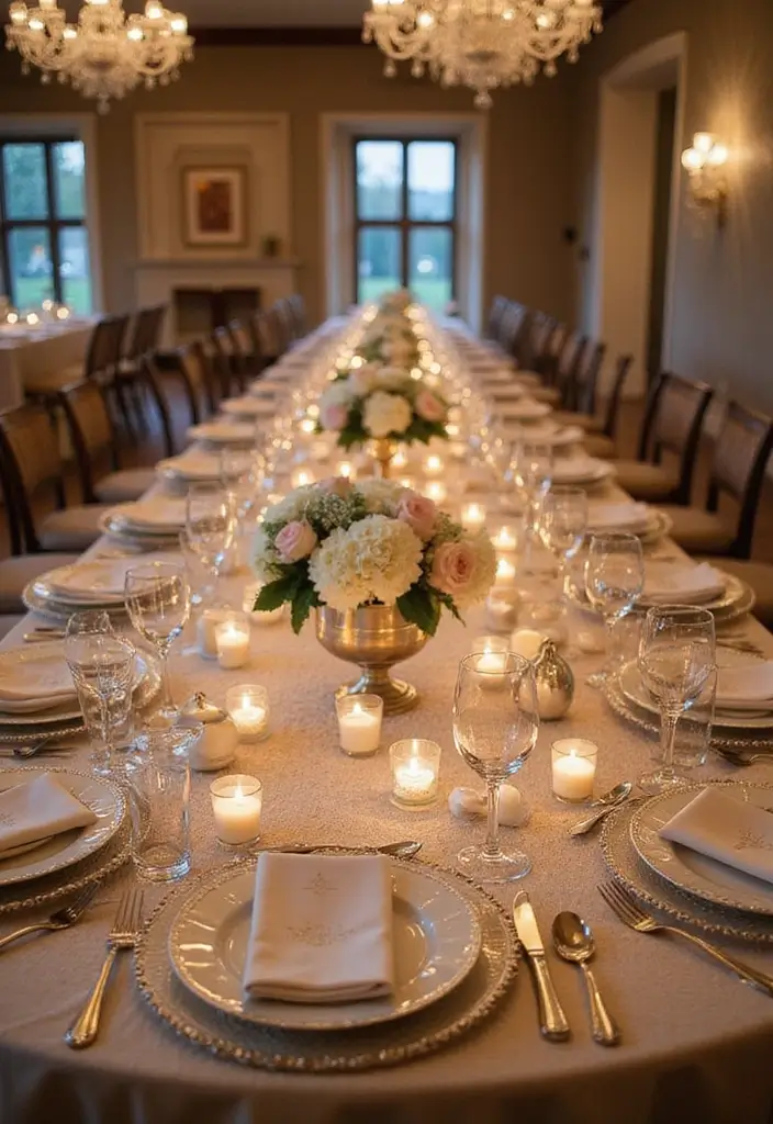 26 Sophisticated Champagne Wedding Colors for Timeless Elegance - 10. Silver and Champagne