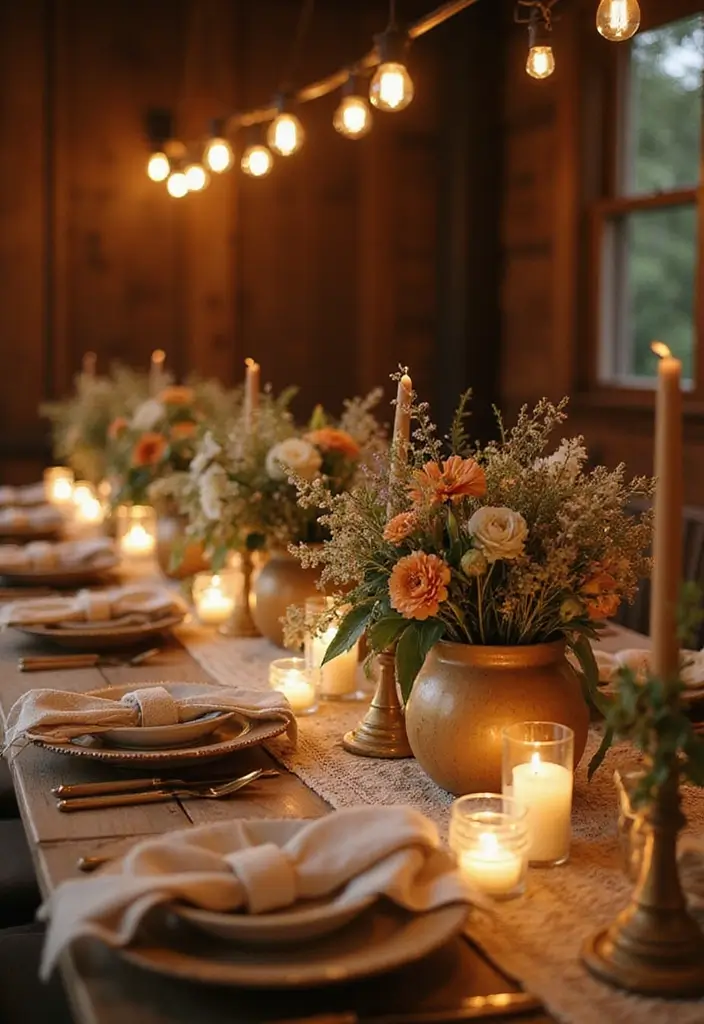 26 Sophisticated Champagne Wedding Colors for Timeless Elegance - 2. Rustic Gold