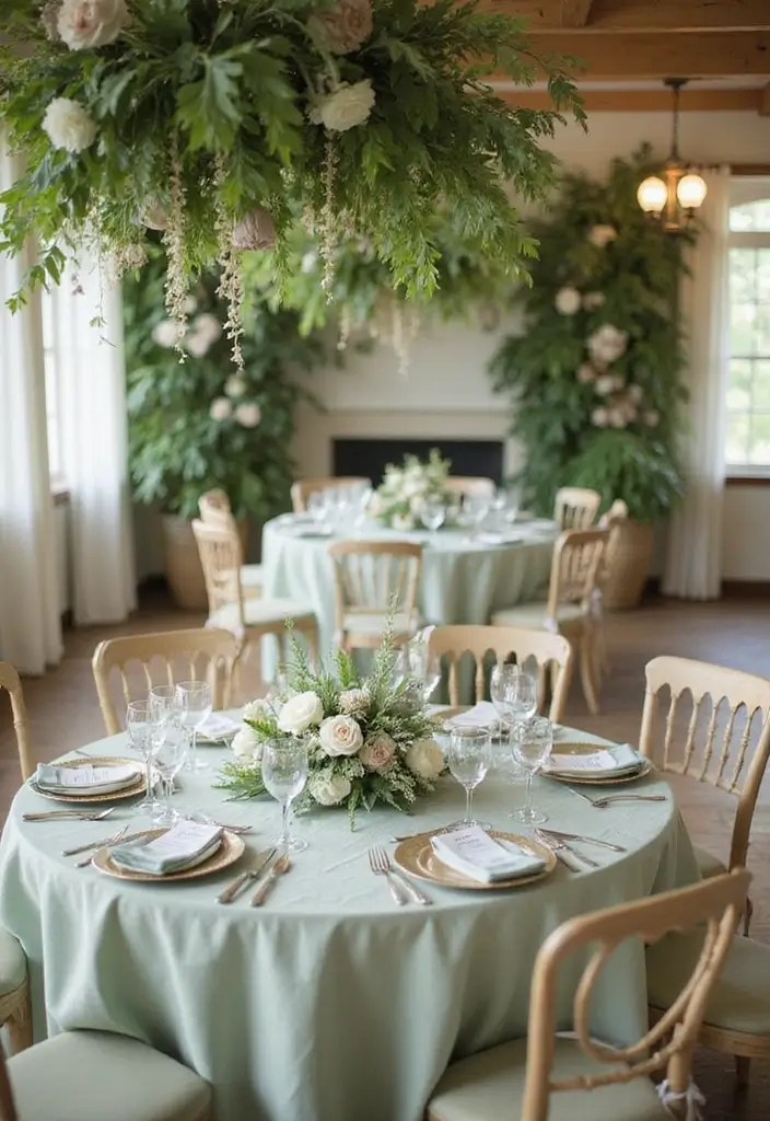 26 Sophisticated Champagne Wedding Colors for Timeless Elegance - 6. Sage Green and Champagne