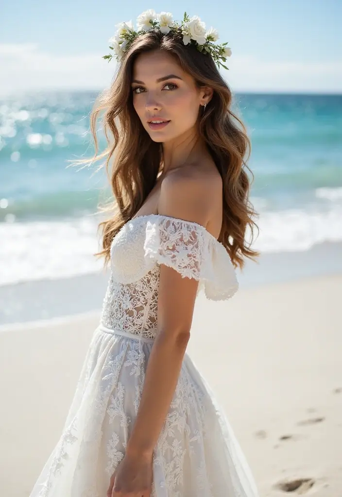 26 Stunning Beach Wedding Hairstyles for a Breezy, Romantic Look - 12. Effortless Beach Texture