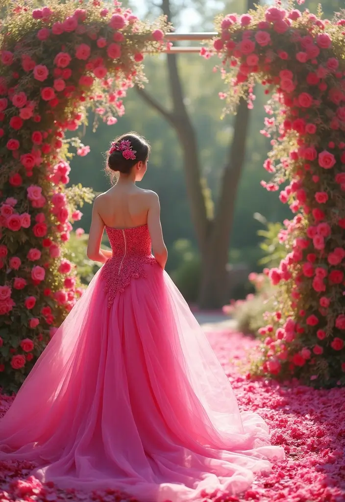27 Charming Boho Wedding Colors to Create a Relaxed Atmosphere - 21. Bright Fuchsia
