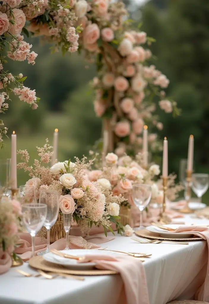 27 Charming Boho Wedding Colors to Create a Relaxed Atmosphere - 24. Champagne
