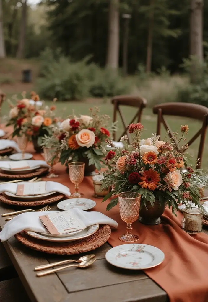 27 Charming Boho Wedding Colors to Create a Relaxed Atmosphere - 25. Copper