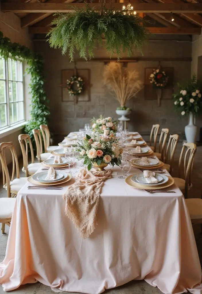 27 Charming Rustic Wedding Colors to Create a Natural Ambiance - 12. Pale Peach