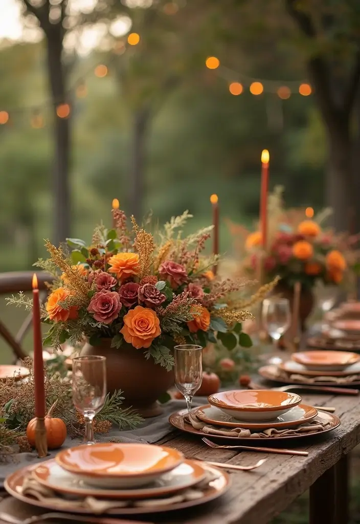 27 Charming Rustic Wedding Colors to Create a Natural Ambiance - 15. Cinnamon Brown