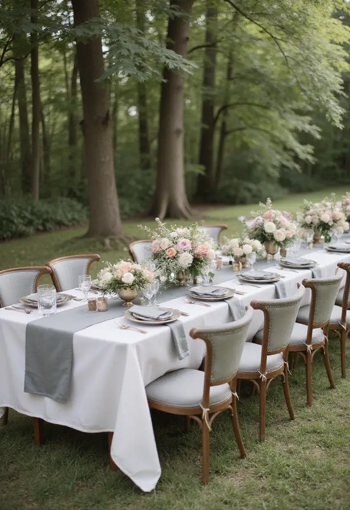27 Charming Rustic Wedding Colors to Create a Natural Ambiance - 22. Soft Gray