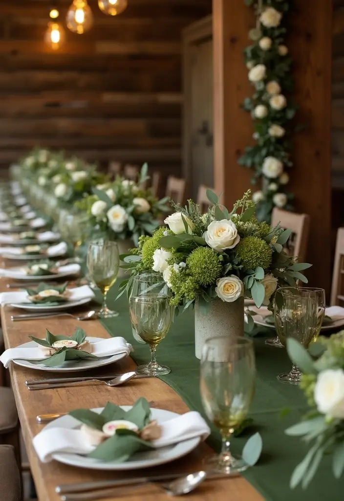 27 Charming Rustic Wedding Colors to Create a Natural Ambiance - 7. Olive Green