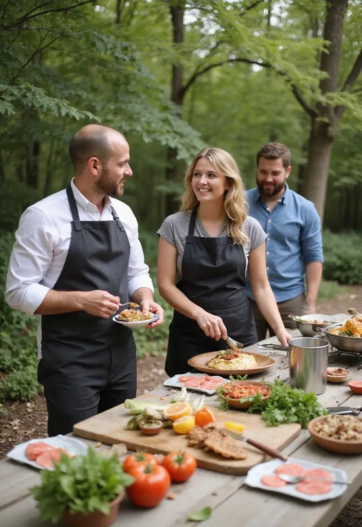 27 Classic 40th Wedding Anniversary Traditions to Celebrate Love - 17. Host a Cooking Class