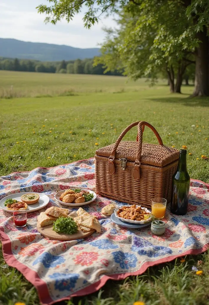 27 Classic 40th Wedding Anniversary Traditions to Celebrate Love - 2. Outdoor Picnic Celebration