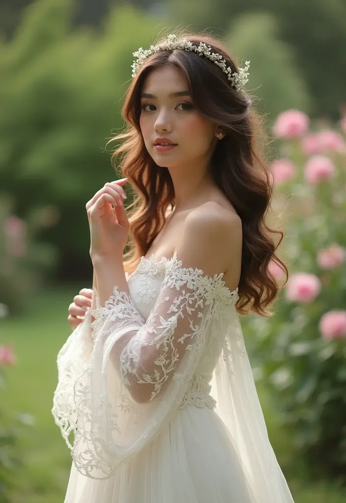 27 Flawless Curly Hairstyles for Wedding Elegance and Charm - 10. Effortless Boho Curls