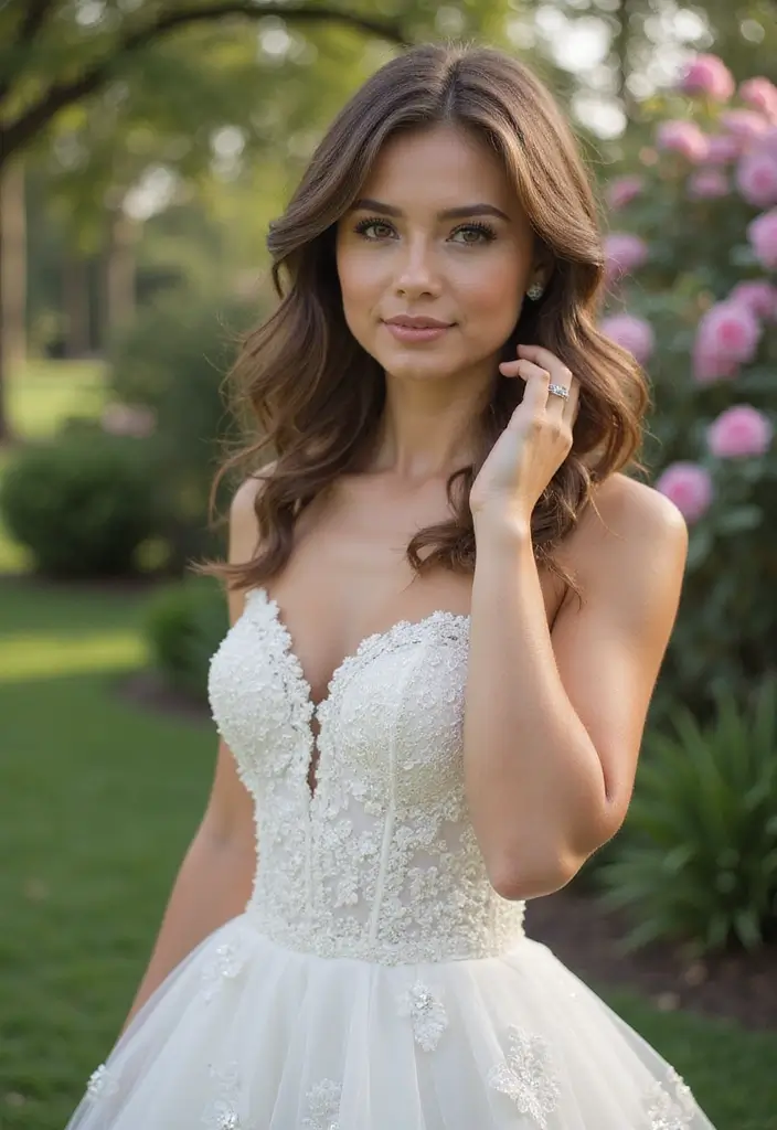 27 Flawless Curly Hairstyles for Wedding Elegance and Charm - 9. Side-Swept Curls